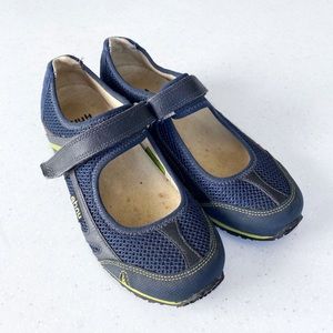 Ahnu Blue Mesh Mary Jane Outdoors Hiking Walking Sport Shoes